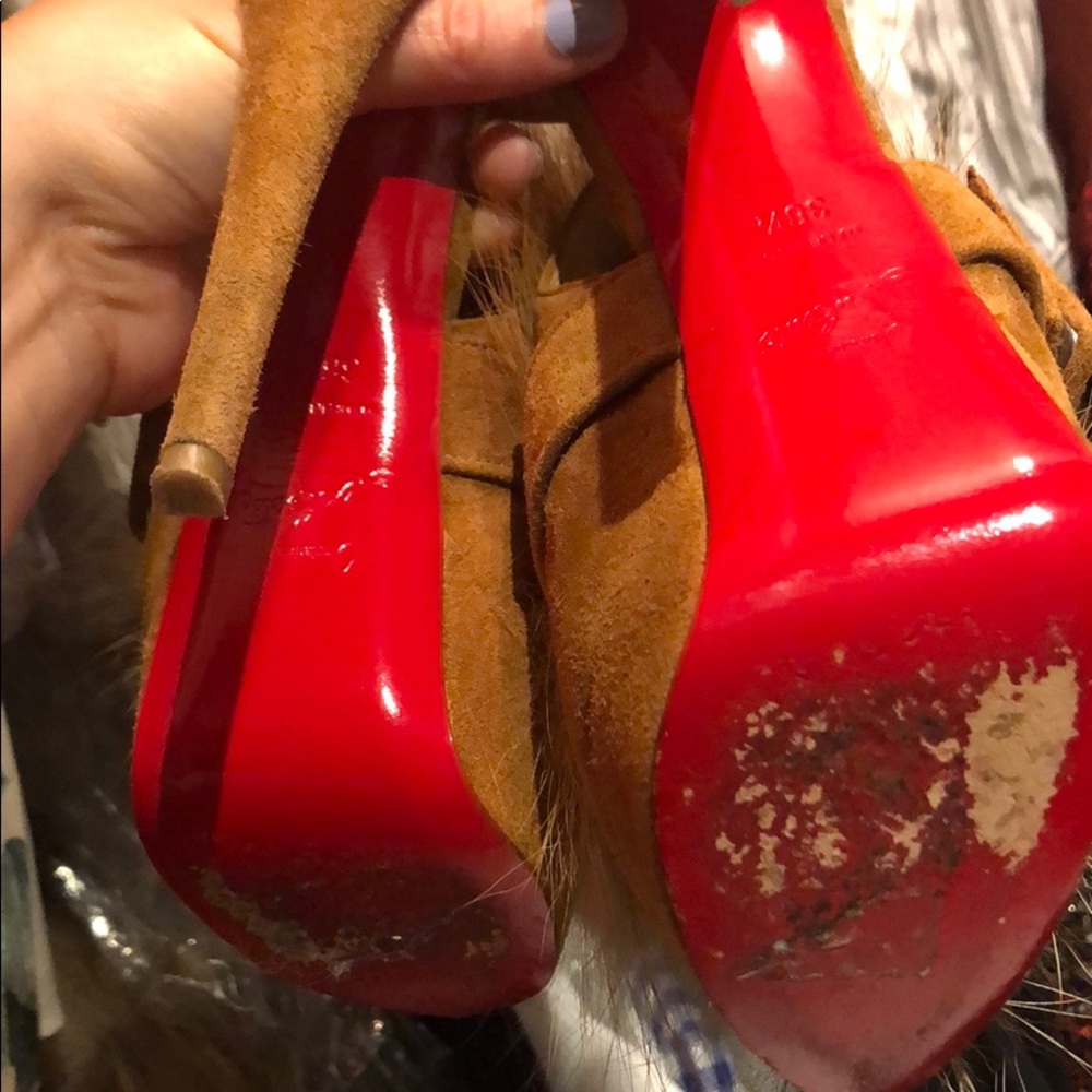 Christian Louboutin Splash Fur 150 Pumps - Picture 6 of 6